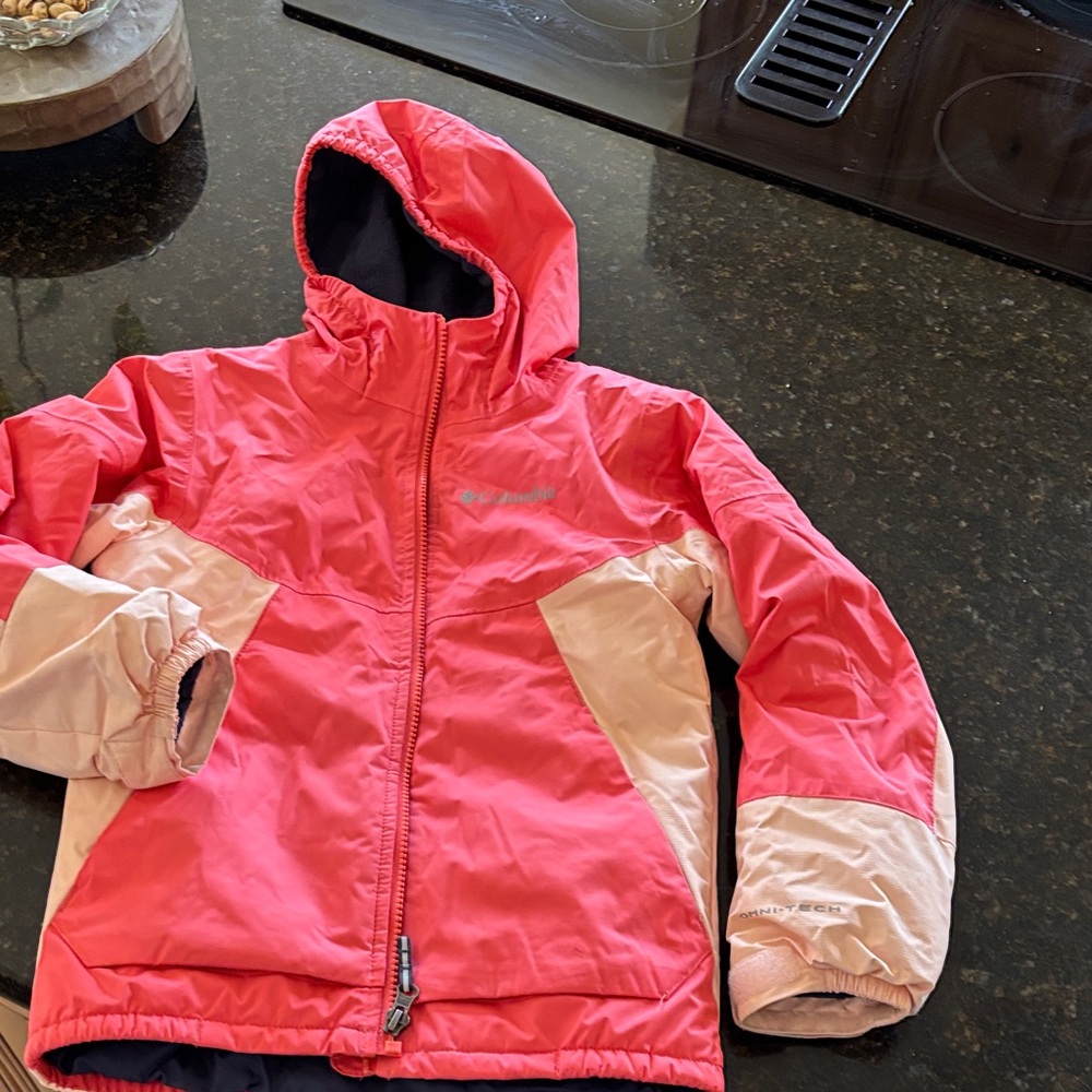 Columbia Kids' Coral and Peach Winter Coat